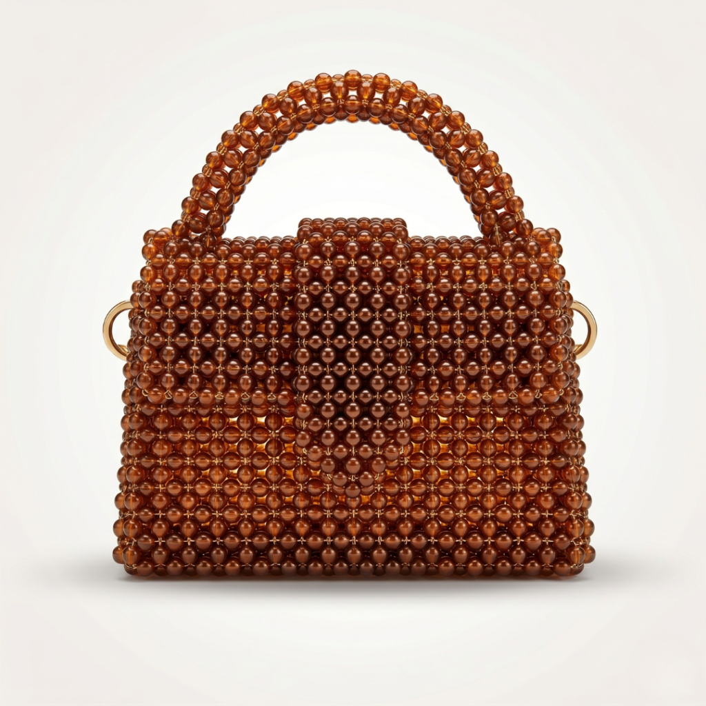 Bella Crystelle Amber Crystal Top Handle Bag – Vintage Luxe Handbag