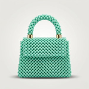 Bella Crystelle Mint Blossom Mini Satchel – Fresh Pastel Handbag
